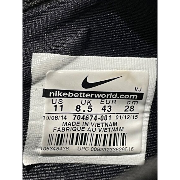 NIKE FREE RUN SHOES WOMEN SIZE 11 TR FIT 5 LOW TOP BLACK 704674-001 - Picture 8 of 8